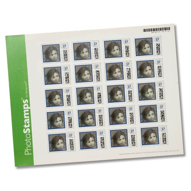 Orphan Alyss Heart stamps from the Looking Glass Wars