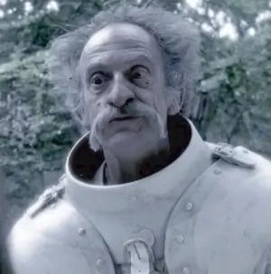 Image of Christoper Lloyd as the White Knight in the 1999 TV movie: Alice in Wonderland.