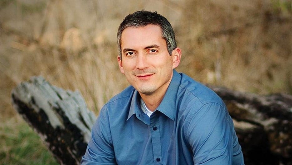 Picture of "Maze Runner" author James Dashner. 