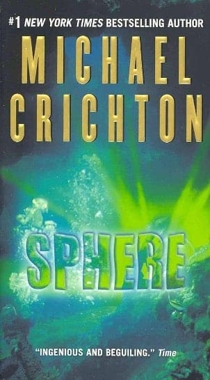 Cover of Michael Crichton's novel "Sphere"