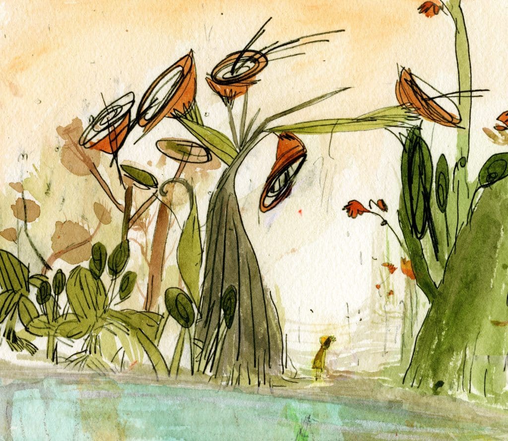 Illustration by artist Catia Chien of the Pool of Tears from the young adult fantasy novel "The Looking Wars" by author Frank Beddor.